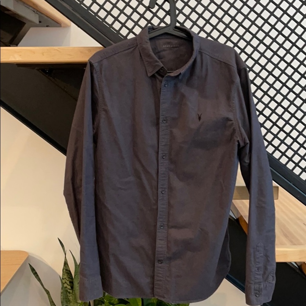 All saints cotton button up